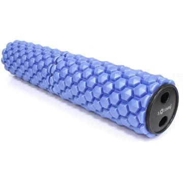 Blue Hexagon Foam Roller for Exercise and Deep Tissue Massage