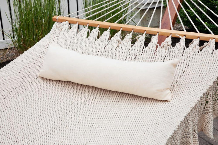 rope hammock with pillow