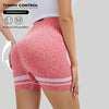 Running Shorts for Women — High-Waisted Seamless Leopard Yoga Shorts