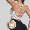 Women's Cross-Back Yoga Sports Bra & Tank Top Set