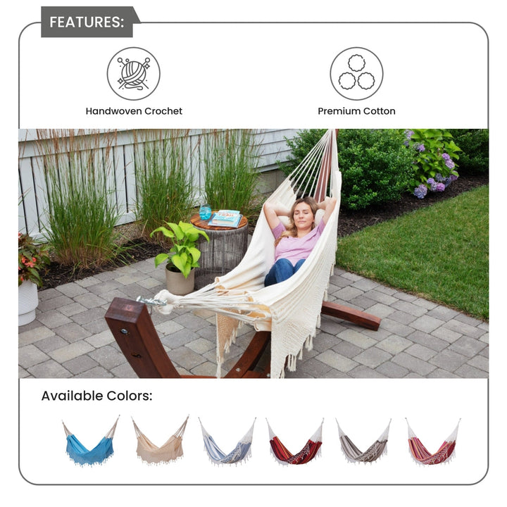 double hammock white