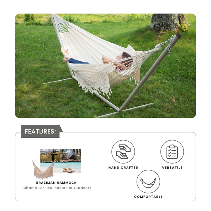 natural cotton hammock