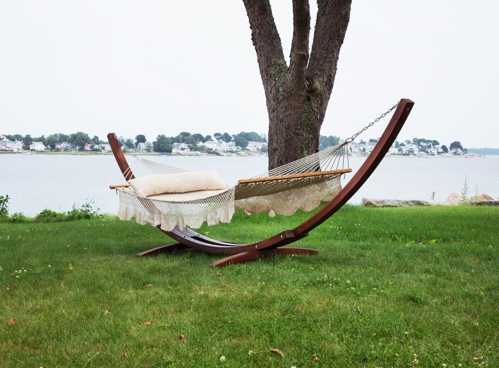 backyard hammock stand