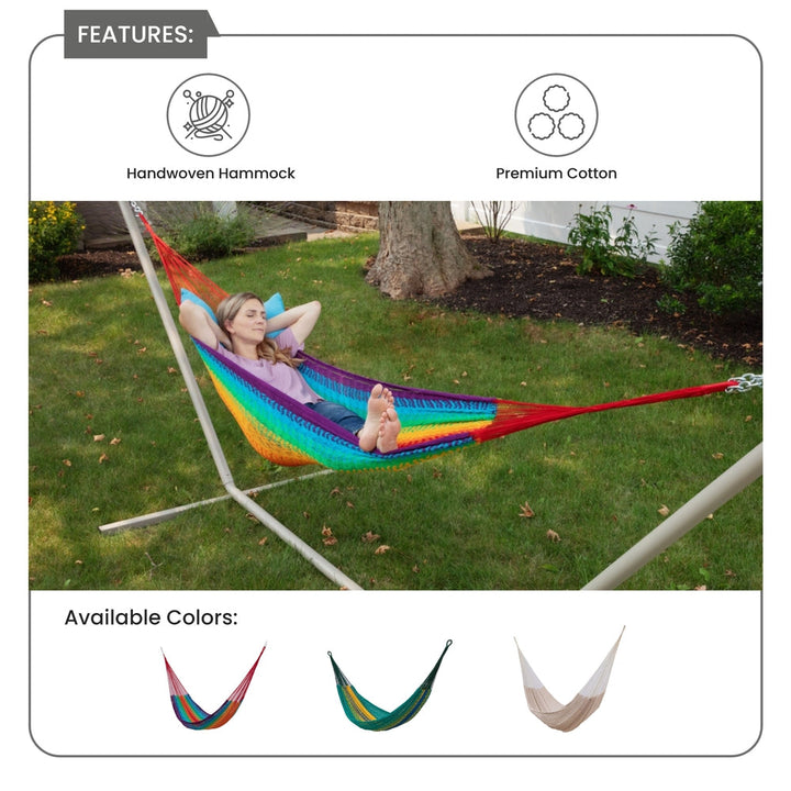 single outdoor hammock