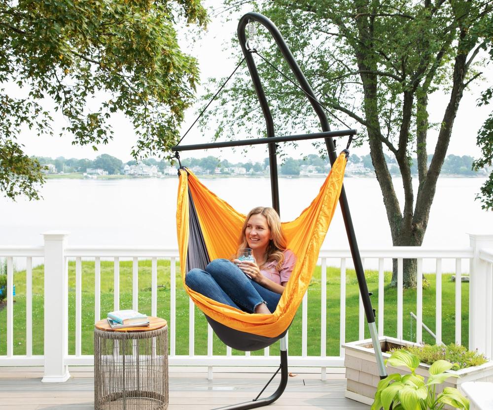 hammock swing chair blue