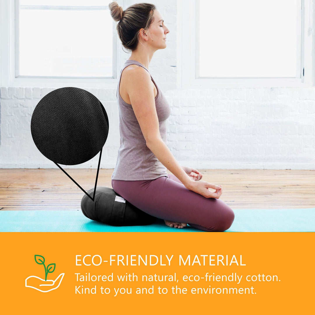 eco friendly  zafu yoga cushion