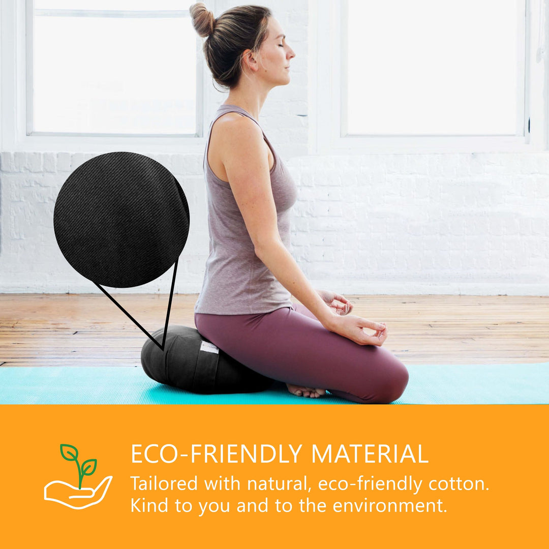 eco friendly  zafu yoga cushion