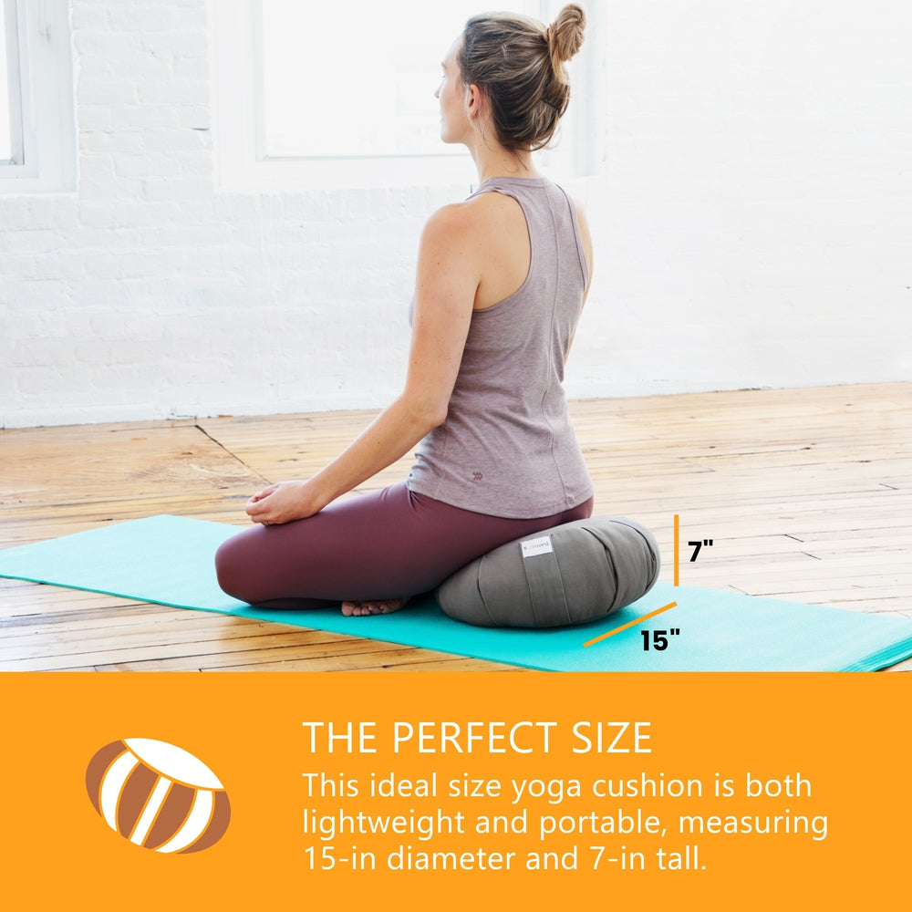 yoga pillow round