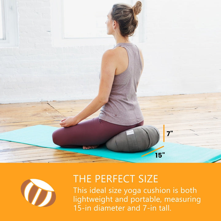 yoga pillow round