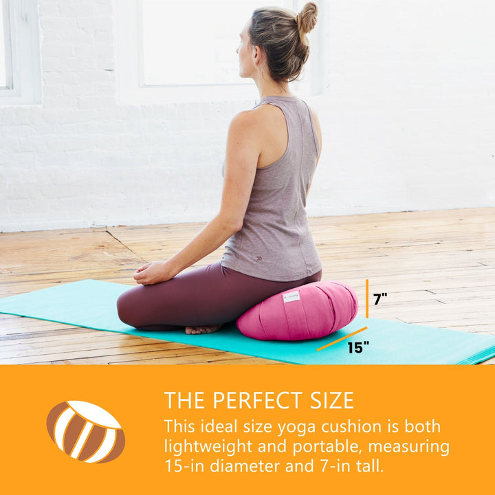 organic meditation pillow