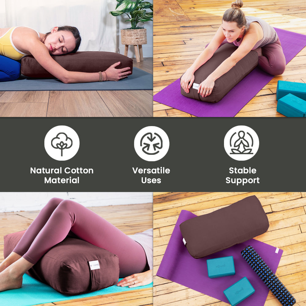 yoga block bolster