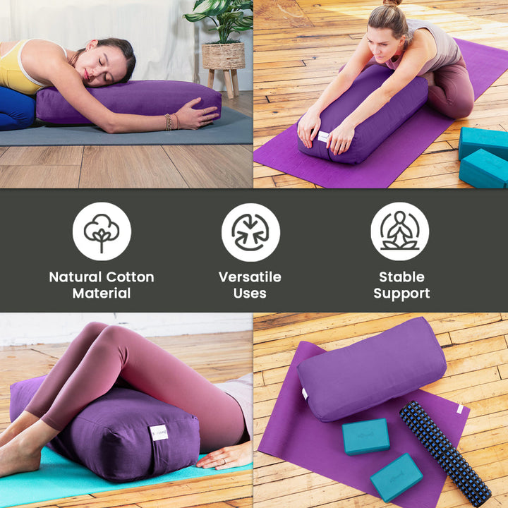 bolster pillow yoga