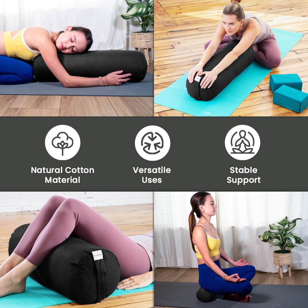 bolster pillow yoga