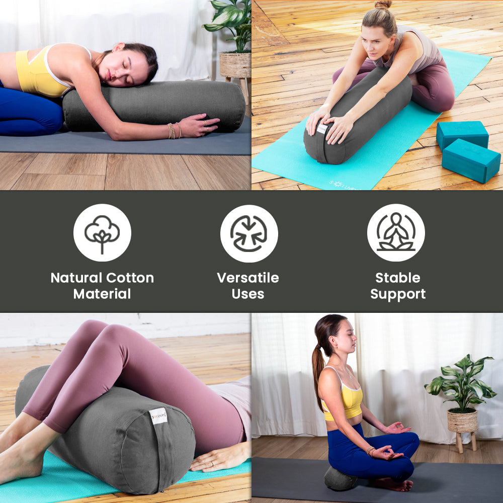 round yoga bolster