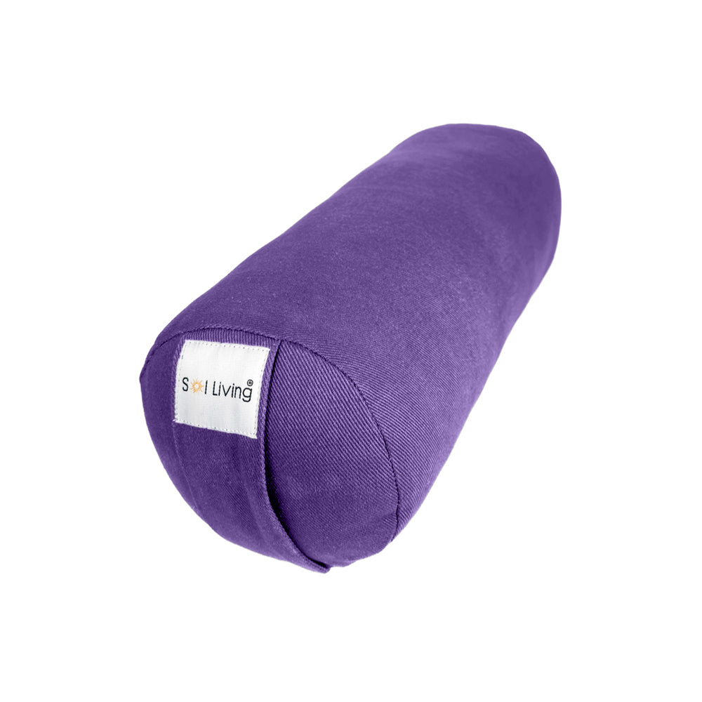 Mini Yoga Bolster Meditation Pillow - Cylindrical - 14” x 6” x 6” – Sol  Living