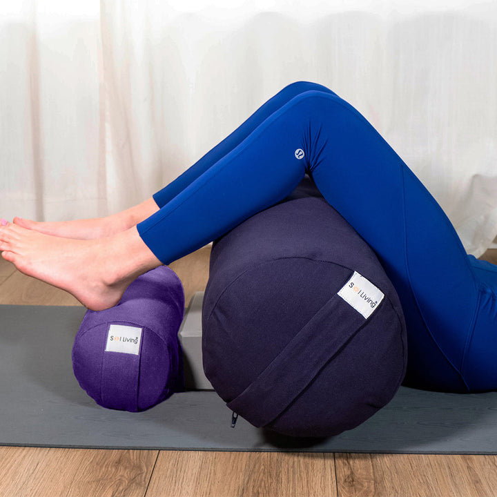 yoga bolster for restorative yoga