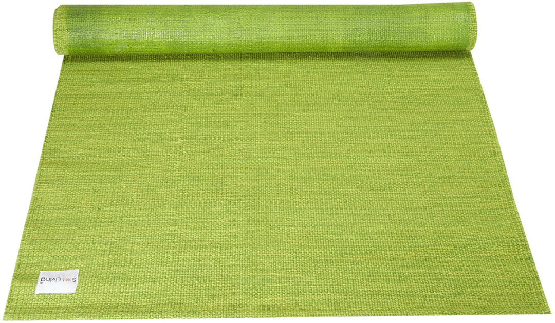green yoga mat