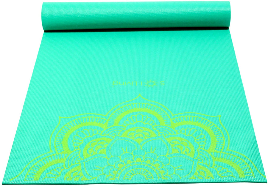 yoga mat teal
