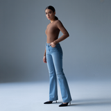 Women's Seamless Long Sleeve Bodysuit with Tummy Control