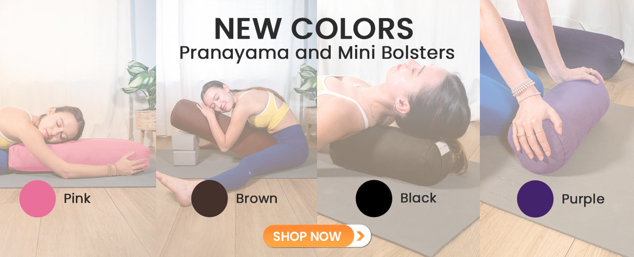 Sol Living Rectangular Pranayama Yoga Bolster Meditation Pillow
