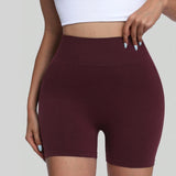 Women's Seamless High-Waisted Scrunch Yoga Shorts