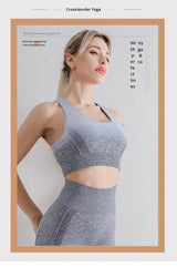 Seamless Tie-Dye Yoga Sports Bra — High Support, Quick-Dry