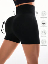 Women's Quick-Dry High-Waist Tummy Control Yoga Shorts