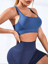 Racerback High-Support Sports Bra — Moisture-Wicking & Quick-Dry
