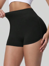 Womens Seamless High Waist Yoga Shorts — Scrunch Booty 3"
