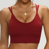 Quick-Dry Breathable Yoga Sports Bra with Beautiful Back