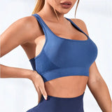 Racerback High-Support Sports Bra — Moisture-Wicking & Quick-Dry