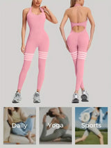 Women's Seamless Butt Lift Tummy Control Yoga Jumpsuit