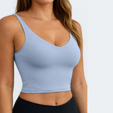 Women's High Support Yoga Sports Bra with Removable Pads