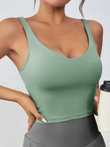 Women's High Support Yoga Sports Bra with Removable Pads