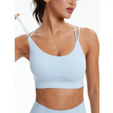 Seamless Yoga 2-Piece Set — Crisscross Bra & High-Waist Leggings