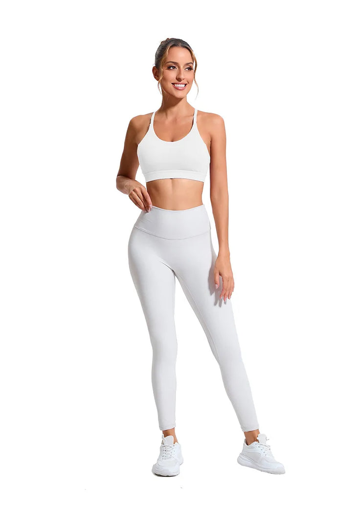 Women's Y-Shaped Back-Beautifying Sports Bra High Support Shockproof Breathable Running Bra