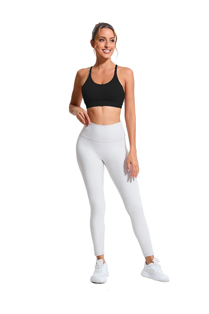 Women's Y-Shaped Back-Beautifying Sports Bra High Support Shockproof Breathable Running Bra