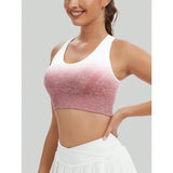 Seamless Tie-Dye Yoga Sports Bra — High Support, Quick-Dry