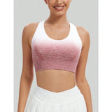 Seamless Tie-Dye Yoga Sports Bra — High Support, Quick-Dry