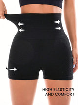Women's Quick-Dry High-Waist Tummy Control Yoga Shorts
