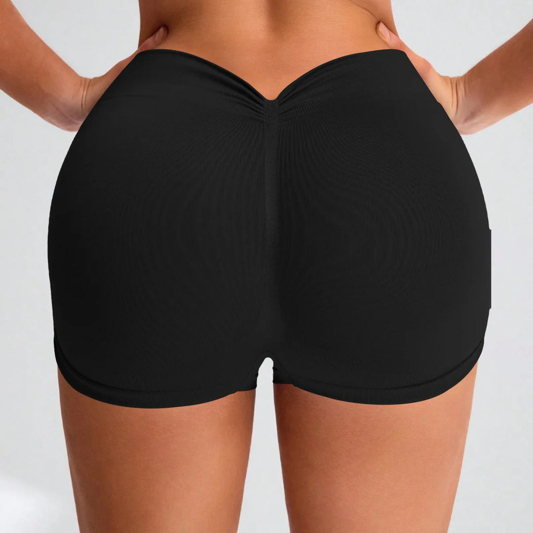 Workout Shorts for Women Scrunch Butt Lifting 3''- Medium Waisted Booty Workout Volleyball Yoga Seamless Shorts