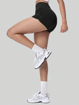 Womens Seamless High Waist Yoga Shorts — Scrunch Booty 3"