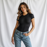 Women's Seamless Short Sleeve Bodysuit