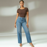 Women's Seamless Short Sleeve Bodysuit