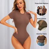 Women's Seamless Short Sleeve Bodysuit