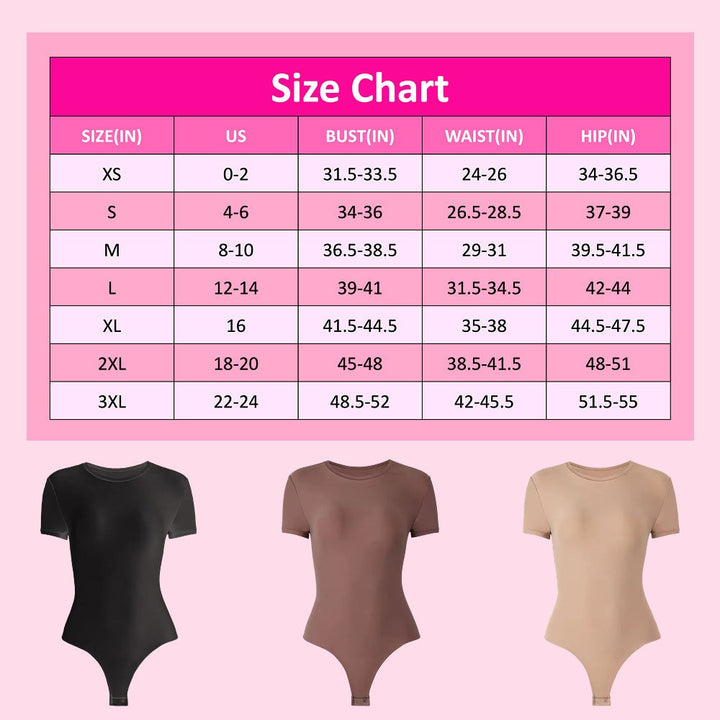 Women's Short Sleeve Body Suits