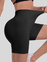 Seamless Yoga Shorts for Women — 4" Scrunch Workout Shorts