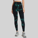 High Waist Tie Dye Yoga Leggings for Women