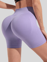 Seamless Yoga Shorts for Women — 4" Scrunch Workout Shorts