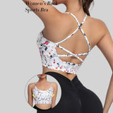 Women's Cross-Back Yoga Sports Bra & Tank Top Set